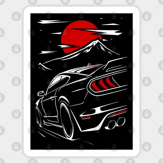 Ford Mustang SIX Sticker by racingfactory